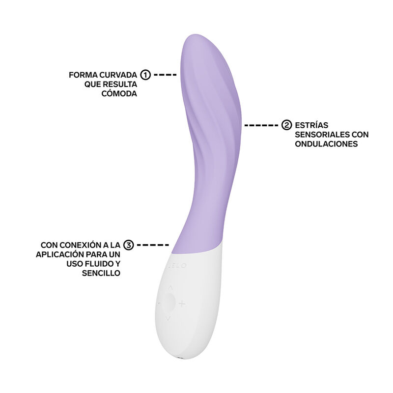 LELO - MONA TWIST RECHARGEABLE APP-CONTROLLED G-SPOT VIBRATOR LAVENDER - Image 3