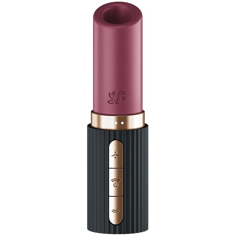 SATISFYER - DEEP KISS WAVE CLITORIS STIMULATOR GARNET / BLACK - Image 2