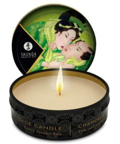 SHUNGA - MINI CARESS BY CANDELIGHT MASSAGE CANDLE T GREEN 30 ML