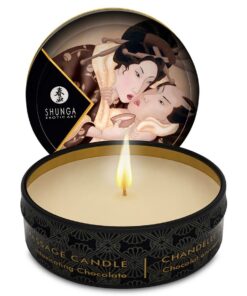 SHUNGA - MINI CARESS BY CANDELIGHT CHOCOLATE MASSAGE CANDLE 30 ML
