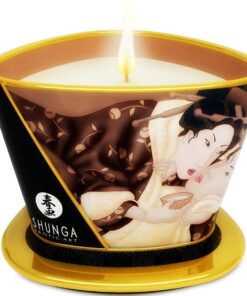 SHUNGA - MINI CARESS BY CANDELIGHT CHOCOLATE MASSAGE CANDLE 170 ML