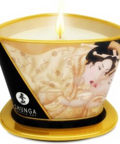 SHUNGA - MINI CARESS BY CANDELIGHT VANILLA MASSAGE CANDLE 170 ML