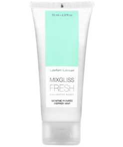 MIXGLISS - WATER BASED LUBRICANT EFFECT COLD MINT FLAVOR 70 ML