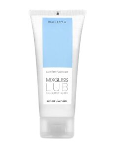 MIXGLISS - NATURAL WATER BASED LUBRICANT 70 ML