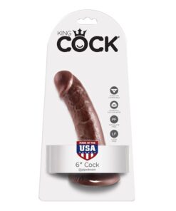 Alternative view of KING COCK - 6" COCK BROWN 15.2 CM