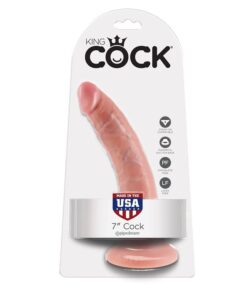 KING COCK - 7 DILDO FLESH 17.8 CM