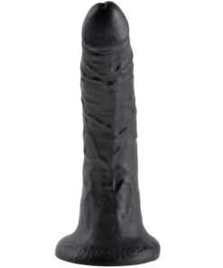 KING COCK - DILDO BLACK 17.8 CM