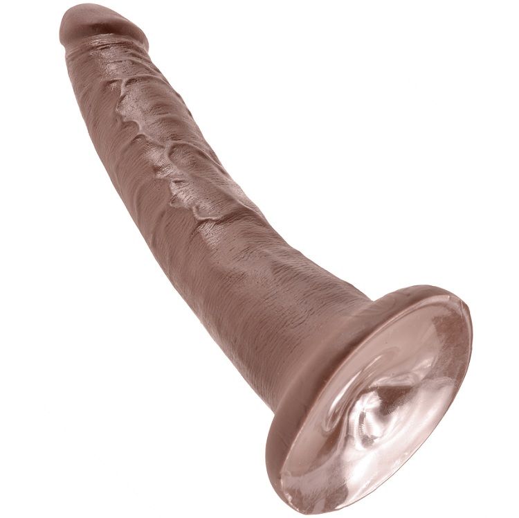 KING COCK - 7 DILDO CHOCOLATE 17.8 CM - Image 5
