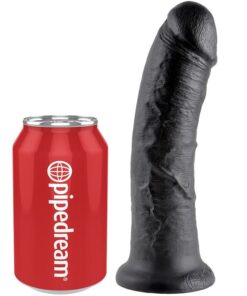 Alternative view of KING COCK - 8 DILDO BLACK 20.3 CM