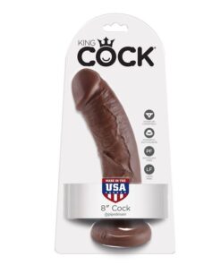 KING COCK - 8 DILDO BROWN 20.3 CM
