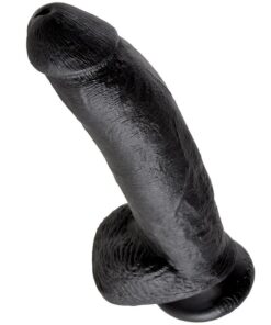 Alternative view of KING COCK - DILDO BLACK WITH BALLS 22.9 CM