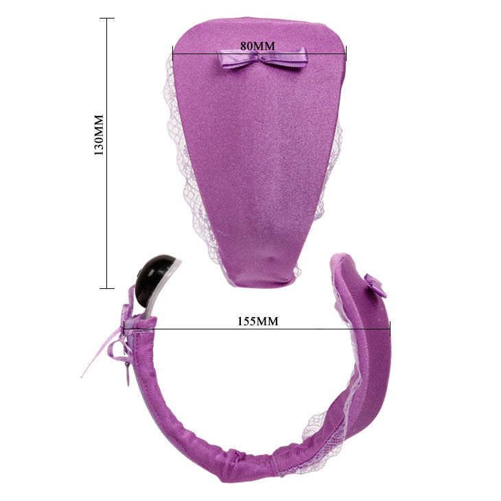 BAILE - THONG WITH VIBRATOR WITH LILAC REMOTE CONTROL - Image 5