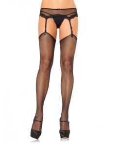 LEG AVENUE - NET STOCKINGS WITHOUT SUPERIOR SELF-ADHESIVE SILICONE
