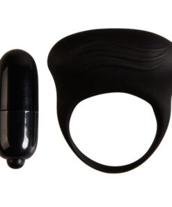 PRETTY LOVE - BERTRAM BLACK VIBRATOR RING