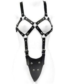 Alternative view of LEATHER BODY - EXPOSED BODY WOMAN