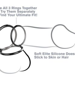 FANTASY C-RINGZ - SILICONE 3 RING STAMINA SET