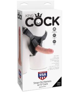 Alternative view of KING COCK - HARNESS WITH REALISTIC PENIS 15.20 CM