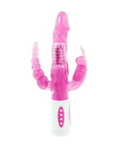 Alternative view of BAILE - PRETTY BUNNY TRIPLE VIBRATOR ROTATOR