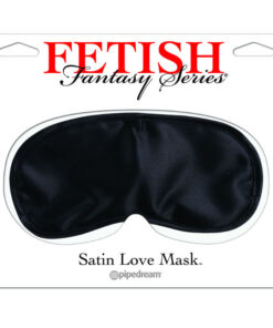 FETISH FANTASY SERIES - SATIN LOVE MASK BLACK