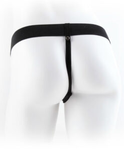 FETISH FANTASY SERIES - SERIES 9 HOLLOW STRAP-ON WITH BALLS 22.9CM FLESH