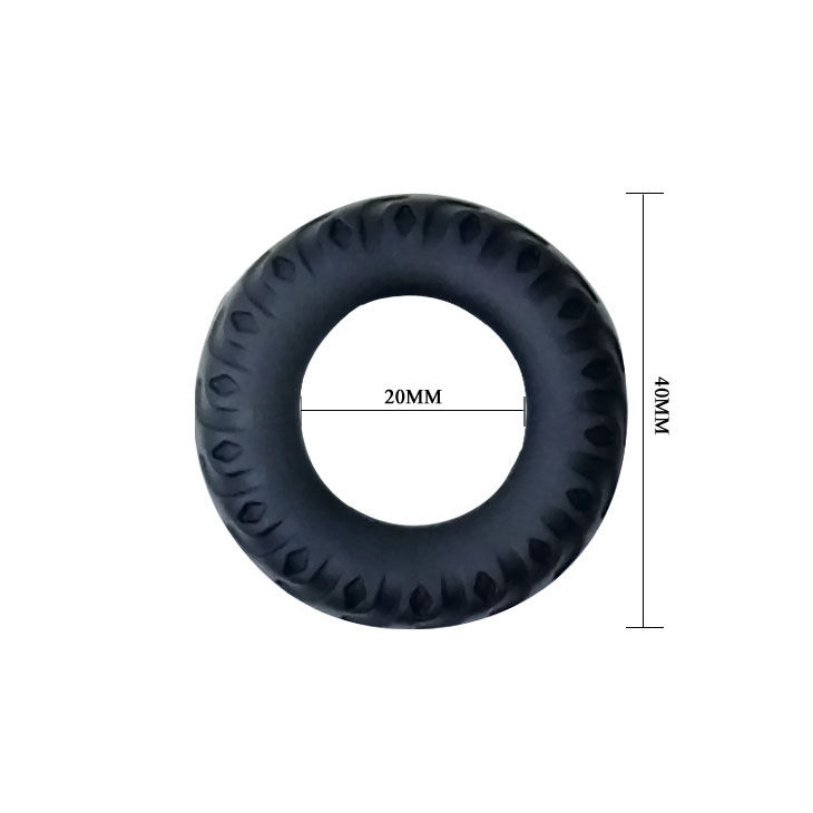 BAILE - TITAN COCKRING BLACK GREEN 2 CM - Image 4