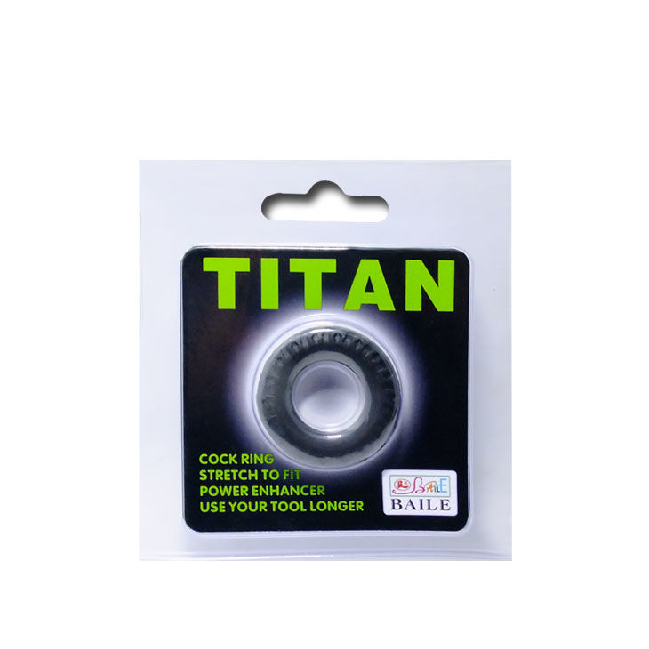 BAILE - TITAN COCKRING BLACK GREEN 2 CM - Image 5
