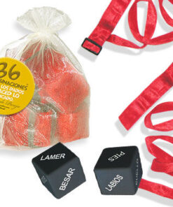 INEDIT - KIT BAG ORGANZA TIES RED