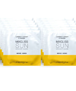 MIXGLISS - SILICONE BASED LUBRICANT AROMA MONOI 12 SINGLE DOSE 4ML