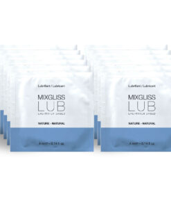 MIXGLISS - NATURAL WATER-BASED LUBRICANT 12 SINGLE DOSE 4 ML
