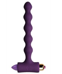ROCKS-OFF - ANAL PLUG WITH VIBRATION AND RIVERLES PETITE SENSATIONS PEARLS