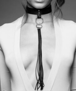 Alternative view of BIJOUX INDISCRETS MAZE - TASSEL CHOKER BLACK