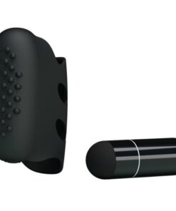 PRETTY LOVE - FLIRTATION STEWARD BLACK VIBRATION THIMBLE