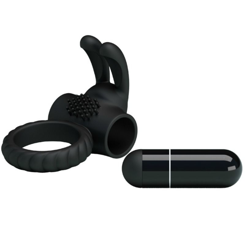 PRETTY LOVE - EUDORA VIBRATING RING WITH STIMULATOR - Image 5