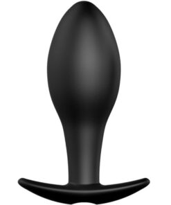 PRETTY LOVE - ANAL PLUG ANCHOR FORM SILICONE 12 VIBRATION MODES BLACK