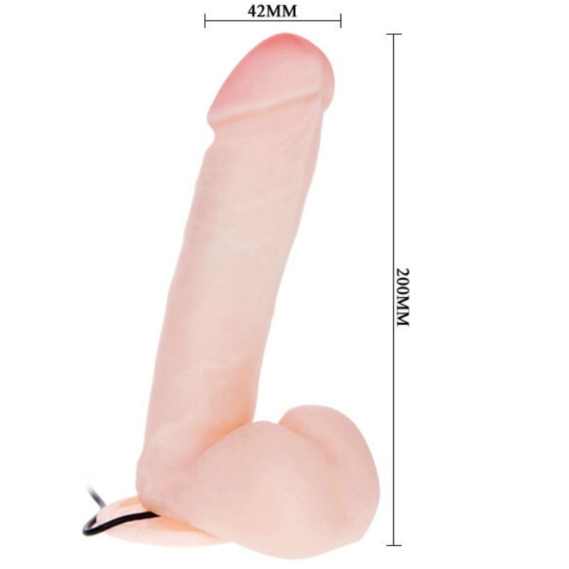 BAILE - REALISTIC DILDO WITH VIBRATION AND ROTATION 20 CM - Image 4
