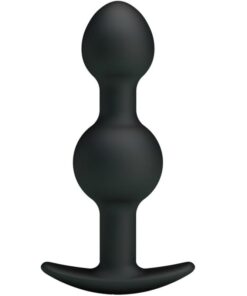 PRETTY LOVE - SPECIAL STIMULATION SILICONE ANAL BALLS 10.3 CM BLACK