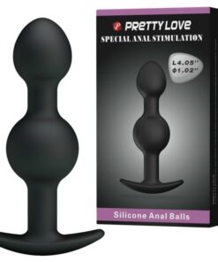 Alternative view of PRETTY LOVE - SPECIAL STIMULATION SILICONE ANAL BALLS 10.3 CM BLACK