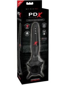 Alternative view of PDX ELITE - VIBRATING STIMULATOS WITH ROTO-SUCKER SUCTION