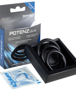 Alternative view of JOYDIVISION POTENZDUO - PLUS 3 BLACK RINGS SET - S, M, L