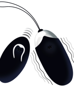 Alternative view of INTENSE - FLIPPY II VIBRATING EGG WITH REMOTE CONTROL BLACK