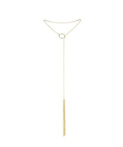 Alternative view of BIJOUX - MAGNIFIQUE METAL NECKLACE WITH GOLDEN FRINGES