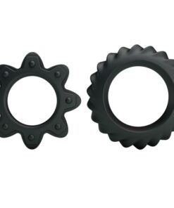 BAILE - KIT 2 RING FLOWERING SILICONE RINGS