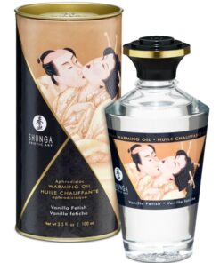 SHUNGA - FETISH VANILLA FLAVOR HEAT EFFECT MASSAGE OIL 100 ML