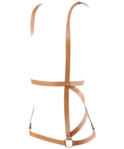 BIJOUX - INDISCRETS MAZE HARNESS DRESS SHAPE BROWN