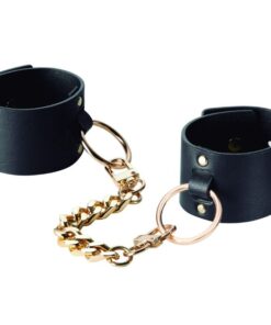 BIJOUX INDISCRETS MAZE - WIDE CUFFS BLACK