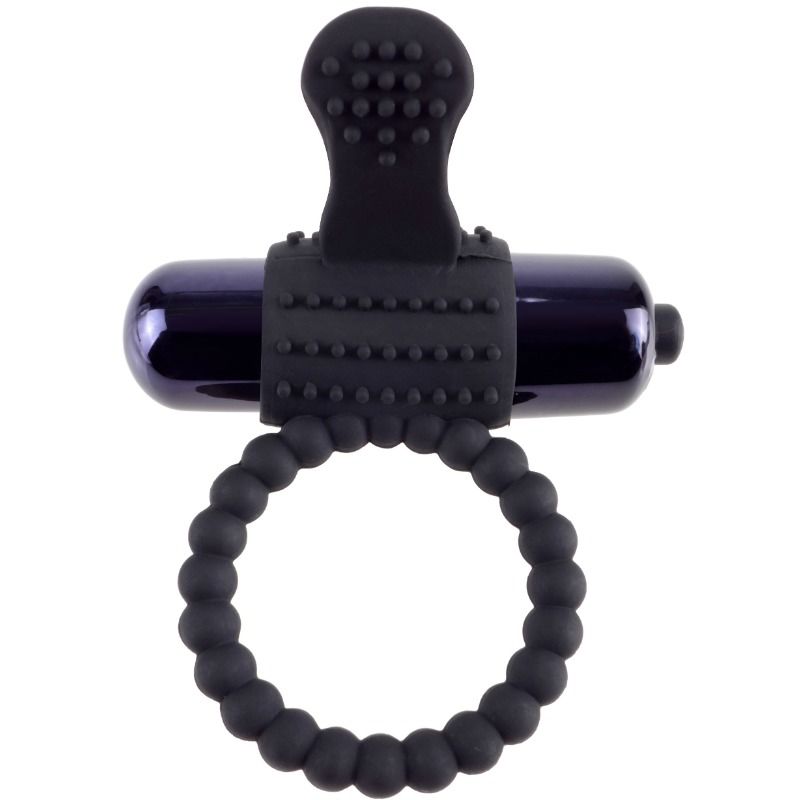 FANTASY C-RINGZ - BLACK SILICONE VIBRATING RING - Image 2
