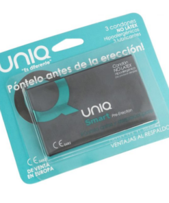 UNIQ - SMART LATEX FREE PRE-ERECTION CONDOMS 3 UNITS