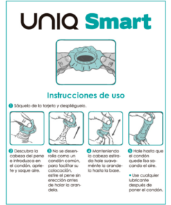 Alternative view of UNIQ - SMART LATEX FREE PRE-ERECTION CONDOMS 3 UNITS
