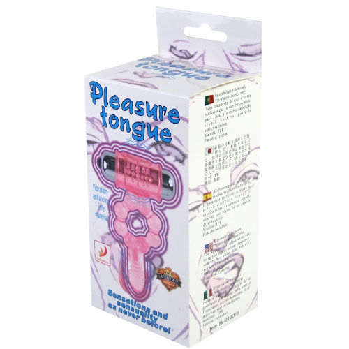 BAILE - SILICONE RING 10 TONGUE RHYTHMS WITH PINK VIBRATION - Image 4