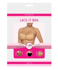 BYE-BRA - LACE-IT ENHANCEMENT PUSH-UP BEIGE CUP B